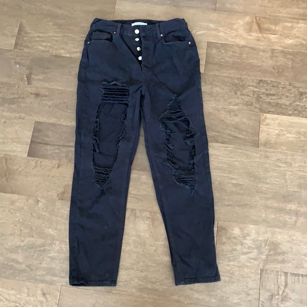 PacSun Black Ultra High Waisted Slim Fit Jeans